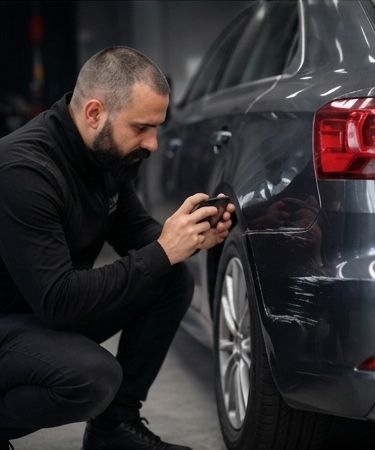 Dokumentation des Fahrzeugschadens